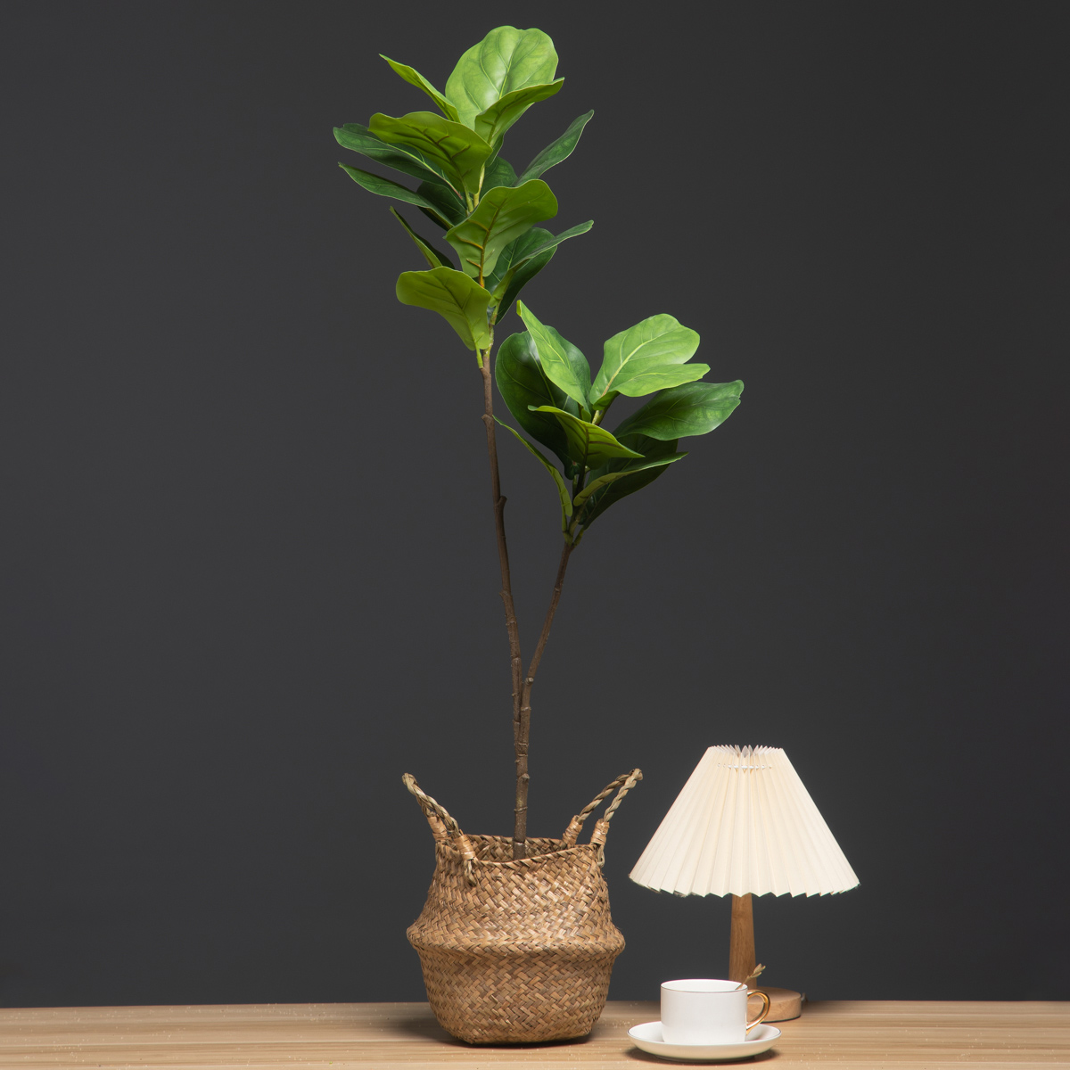 103cm/132cm Artificial Ficus T - Rubber Plant Ficus ulasan dan harga