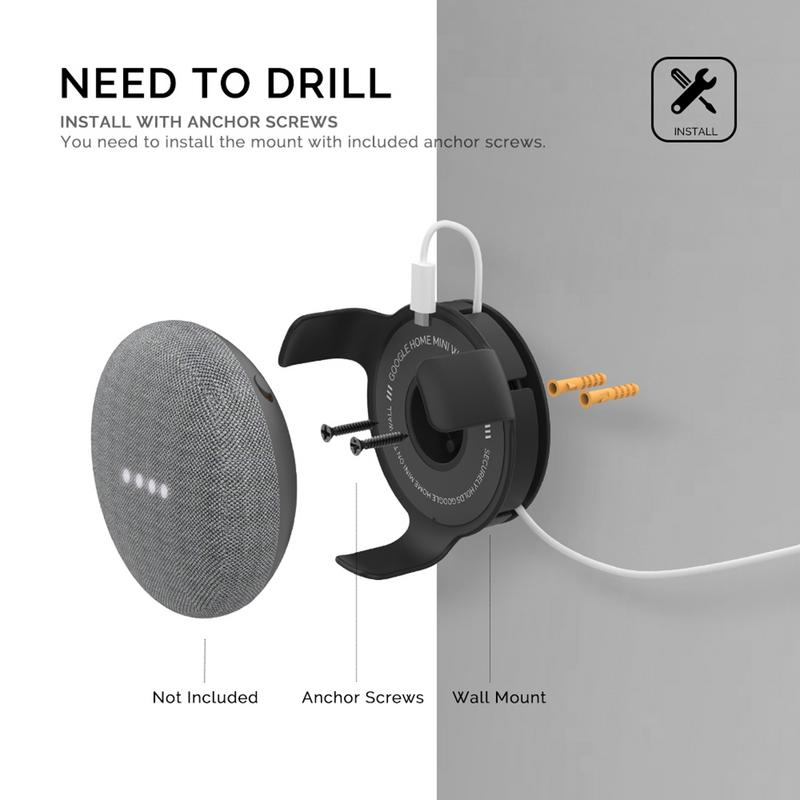 Outlet Wall Mount Holder for G - Google Speaker Nest Mini ulasan dan harga