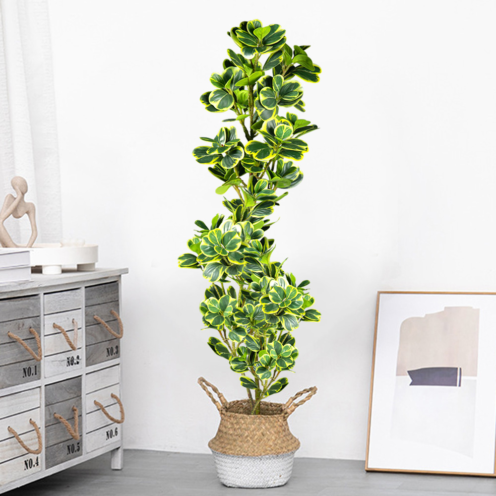 76cm/115cm Artificial Ficus Tr - Rubber Plant Ficus ulasan dan harga