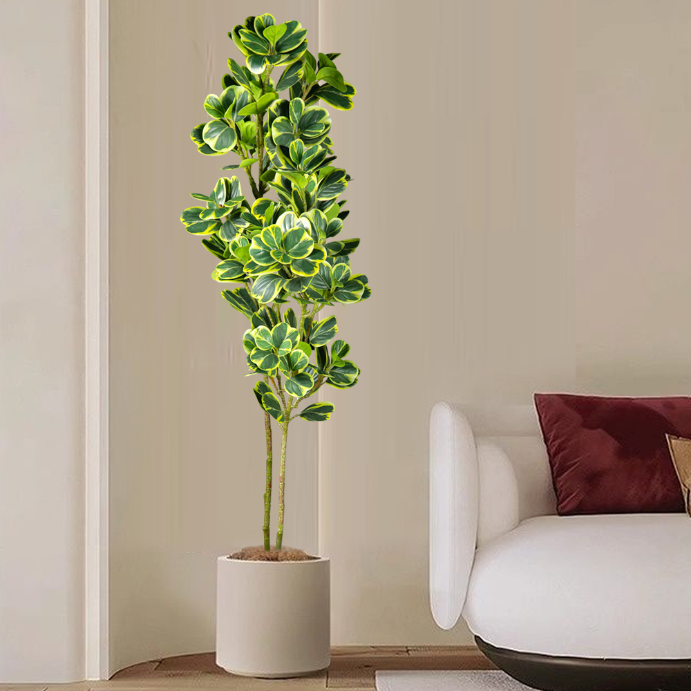 76cm/115cm Artificial Ficus Tr - Rubber Plant Ficus ulasan dan harga