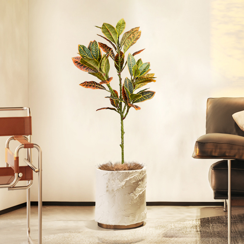 120cm Large Fake Ficus Tree Ar - Rubber Plant Ficus ulasan dan harga