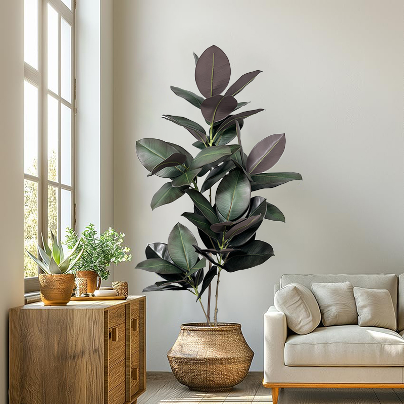 70-150cm Artificial Ficus Tree - Rubber Plant Ficus ulasan dan harga
