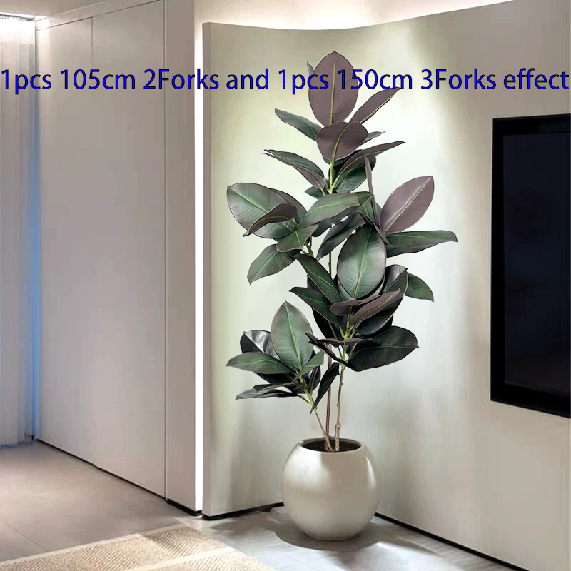 70-150cm Artificial Ficus Tree - Rubber Plant Ficus ulasan dan harga