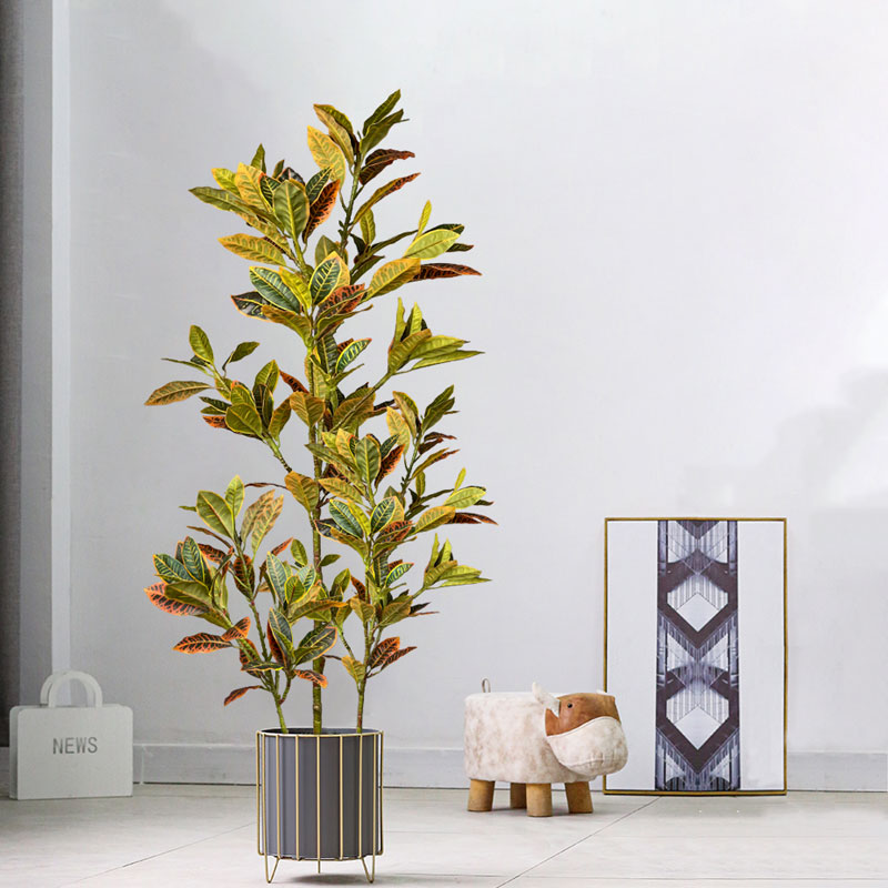 120cm Large Fake Ficus Tree Ar - Rubber Plant Ficus ulasan dan harga