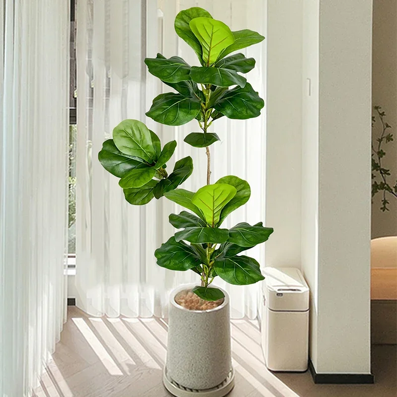 2-4.9FT Large Artificial Ficus - Rubber Plant Ficus ulasan dan harga