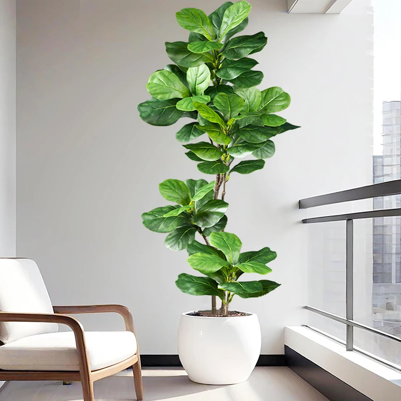 2-4.9FT Large Artificial Ficus - Rubber Plant Ficus ulasan dan harga